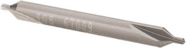 SGS - Metric Plain Cut 60° Incl Angle Solid Carbide Combo Drill & Countersink - Benchmark Tooling