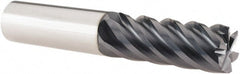 SGS - 5/8" Diam 6 Flute Solid Carbide 0.03" Corner Radius End Mill - Benchmark Tooling