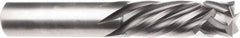 SGS - 8mm Cutting Diam x 25mm Length of Cut, 4 Flute, Compression Spiral Router Bit - Diamond Coated, Right Hand Cut, Solid Carbide, 63mm OAL x 8mm Shank Diam, Square End - Benchmark Tooling