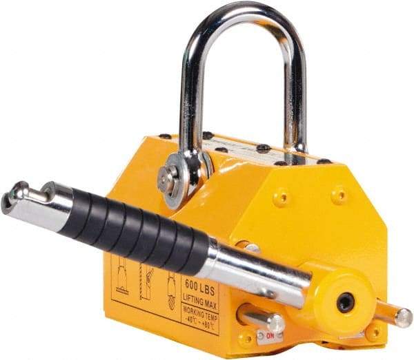 Vestil - 600 Lb Load Capacity, Magnetic Lifter - 6-13/16" High x 8-11/16" Wide - Benchmark Tooling