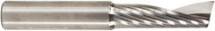 Amana Tool - 1/2" Cutting Diam x 1-5/8" Length of Cut, 1 Flute, Upcut Spiral Router Bit - Uncoated, Right Hand Cut, Solid Carbide, 3-1/2" OAL x 1/2" Shank Diam, 30° Helix Angle - Benchmark Tooling