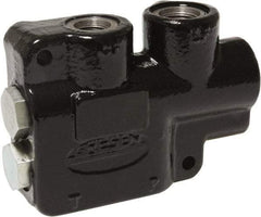 Parker - 15 GPM 5/8 Inlet Cast Iron Hydraulic Control Valve - 7/8-14 Thread, 2,500 psi, 1.88" Wide x 6.88" Long - Benchmark Tooling