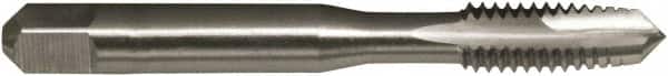 Vermont Tap & Die - 1/2-13 UNC, 3 Flute, Bright Finish, High Speed Steel Spiral Point Tap - Plug Chamfer, Right Hand Thread, 3-3/8" OAL, 15/16" Thread Length, 9.32mm Shank Diam, 3/3B Class of Fit, Series 3112HD - Exact Industrial Supply