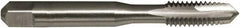 Vermont Tap & Die - #10-32 UNF, 3 Flute, Bright Finish, High Speed Steel Spiral Point Tap - Plug Chamfer, Right Hand Thread, 2-3/8" OAL, 1/2" Thread Length, 4.93mm Shank Diam, 2B Class of Fit, Series 3112HD - Exact Industrial Supply