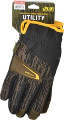 Mechanix Wear - Size 2XL (12) Synthetic Leather/Spandex/Lycra/Material 4X General Protection Work Gloves - For Mechanic's & Lifting, Uncoated, Slip-On Cuff, Full Fingered, Moss, Paired - Benchmark Tooling