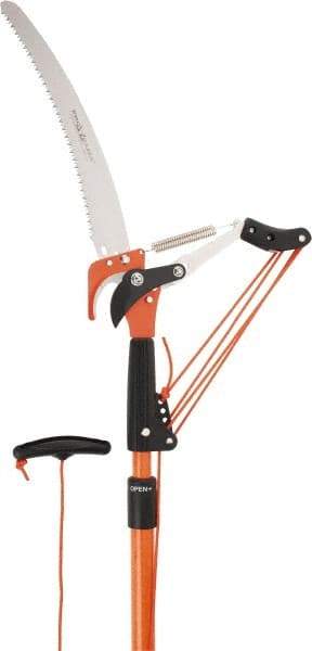 PRO-SOURCE - Pruner - 4.8" Long Hardened Steel Blade, 96" Long Tubular Handle - Benchmark Tooling