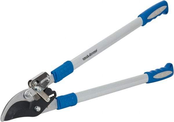 PRO-SOURCE - By-Pass Lopper - 4-1/2" Long PTFE Coated Steel Blade, 25" Long Handle with Grips - Benchmark Tooling