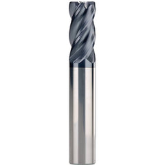 SGS - 5/16" Diam 4 Flute Solid Carbide 0.03" Corner Radius End Mill - Exact Industrial Supply