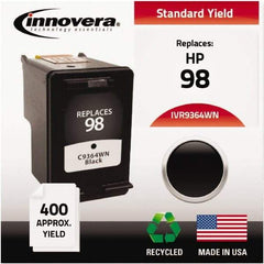 innovera - Black Inkjet Printer Cartridge - Use with HP Deskjet 5940, D4145, D4155, D4160, Officejet 6310, Photosmart 2570, 2575, 8050, C4150, C4150, C4180, D5060, D5065, D5069, D5145, D5155, D5160 - Benchmark Tooling