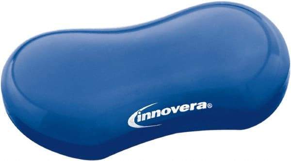innovera - 3-1/8" x 4-3/4" x 1" Blue Wrist Rest - Use with Mouse - Benchmark Tooling