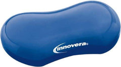 innovera - 3-1/8" x 4-3/4" x 1" Blue Wrist Rest - Use with Mouse - Benchmark Tooling