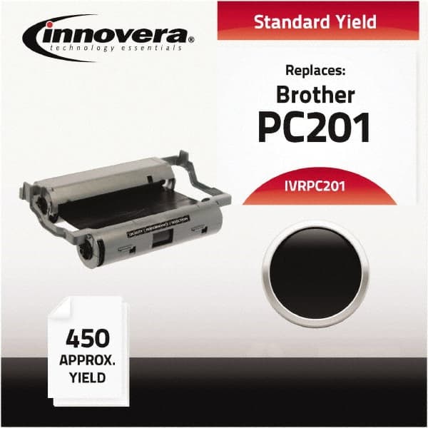 innovera - Black Thermal Print Cartridge Ribbon - Use with Brother MFC-1770, 1780, 1870MC, 1970MC, PPF-1170, 1270, 1270E, 1570MC, 1575MC - Benchmark Tooling