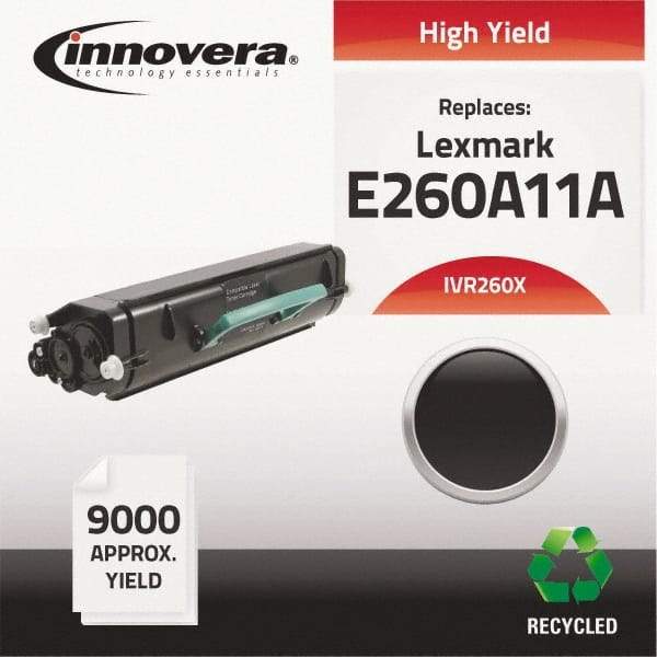 innovera - Black Toner Cartridge - Use with Lexmark E260D, E260DN, E360D, E360DN, E460DN, E460DW, E462DTN - Benchmark Tooling