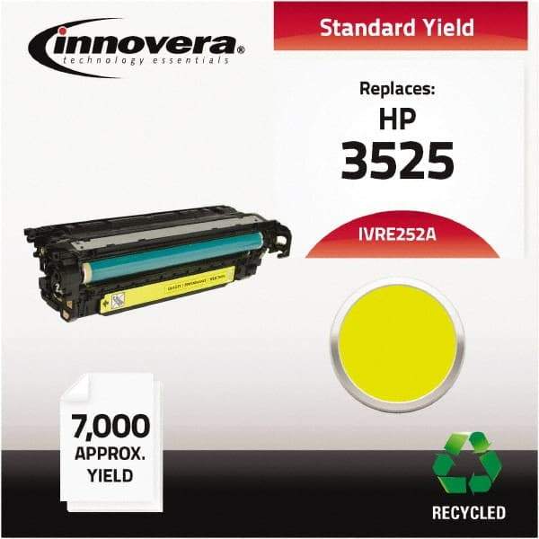 innovera - Yellow Toner Cartridge - Use with HP Color LaserJet CM3530 MFP, CM3530FS MFP, CP3525DN, CP3525N, CP3525X - Benchmark Tooling