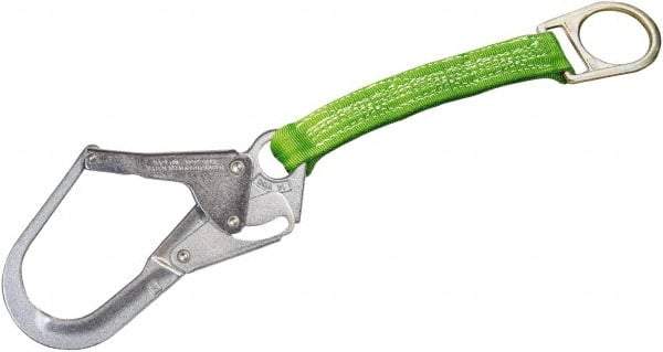 Miller - 1.58' Long, 2.4" Eye Length, D-Ring Rebar Hook Anchor - 5,000 Lb Capacity, Steel & Polyester - Benchmark Tooling