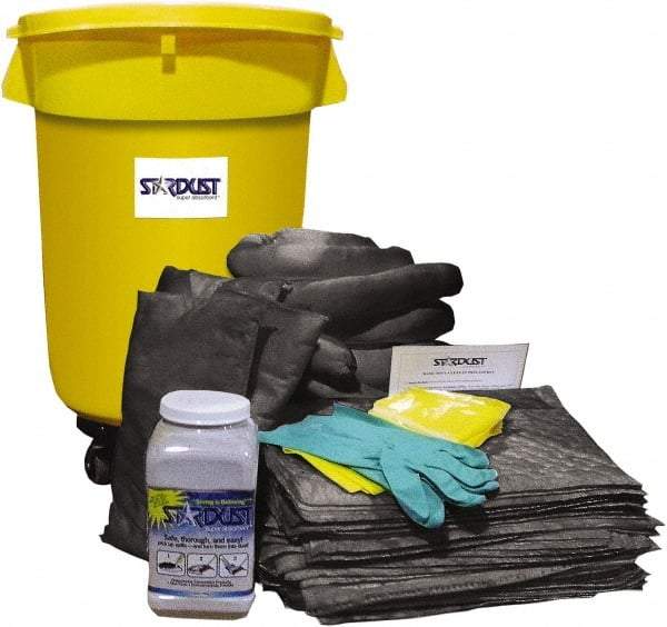 Stardust Spill Products - Spill Clean-Up System Accessory Kit Spill Kit - 32 Gal Mobile Spill Cart - Benchmark Tooling