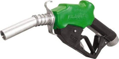 Tuthill - 30 GPM, Gasoline, Kerosene & Diesel Fuel 1" Auto Nozzle with Hook - 1" Inlet, 1" Outlet - Benchmark Tooling