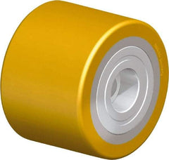 Blickle - 2-3/64" Wide x 3.23" High x 3" Deep Hand Truck Roller - 968 Lb Load Capacity - Benchmark Tooling