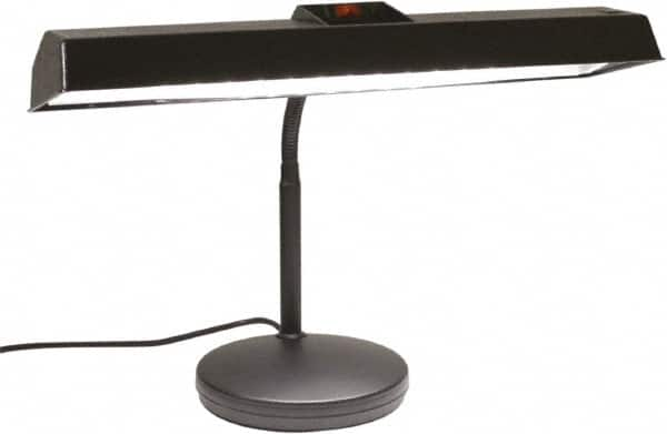 Electrix - 18 Watt, Gooseneck Machine Light - Weighted for Desk, LED Strip, Black - Benchmark Tooling