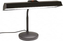 Electrix - 18 Watt, Gooseneck Machine Light - Weighted for Desk, LED Strip, Black - Benchmark Tooling