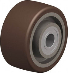 Blickle - 4 Inch Diameter x 1-31/32 Inch Wide, Polyurethane-Elastomer Blickle Besthane Caster Wheel - 1,100 Lb. Capacity, 25/32 Inch Axle Diameter, Ball Bearing - Benchmark Tooling