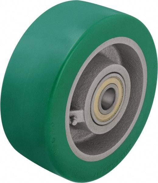 Blickle - 12 Inch Diameter x 3-9/64 Inch Wide, Polyurethane-Elastomer Blickle Softhane Caster Wheel - 3,960 Lb. Capacity, 1-3/16 Inch Axle Diameter, Ball Bearing - Benchmark Tooling