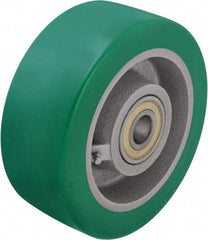 Blickle - 1 Inch Diameter x 3-9/64 Inch Wide, Polyurethane-Elastomer Blickle Softhane Caster Wheel - 3,080 Lb. Capacity, 1 Inch Axle Diameter, Ball Bearing - Benchmark Tooling