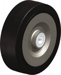 Blickle - 10 Inch Diameter x 3-9/64 Inch Wide, Solid Rubber Caster Wheel - 2,200 Lb. Capacity, 1 Inch Axle Diameter, Ball Bearing - Benchmark Tooling