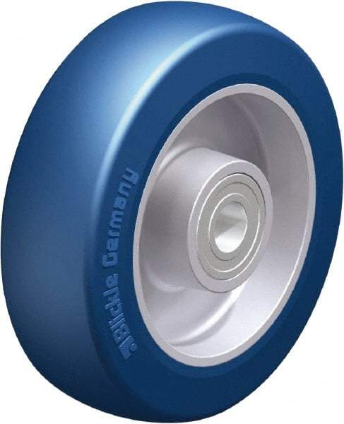 Blickle - 5 Inch Diameter x 1-37/64 Inch Wide, Polyurethane-Elastomer Blickle Besthane Caster Wheel - 770 Lb. Capacity, 19/32 Inch Axle Diameter, Ball Bearing - Benchmark Tooling