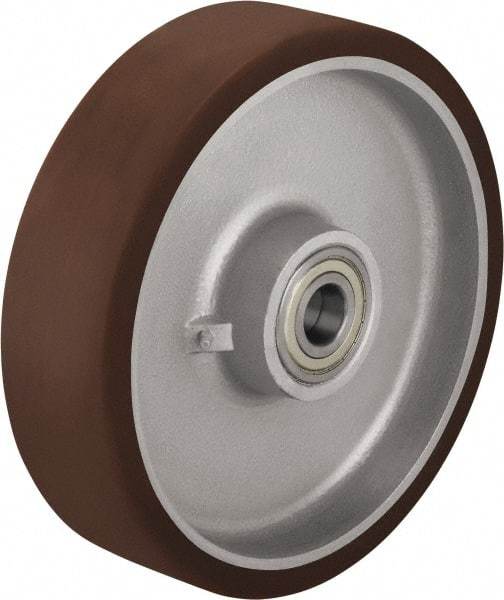 Blickle - 12 Inch Diameter x 3-9/64 Inch Wide, Polyurethane-Elastomer Blickle Besthane Caster Wheel - 5,280 Lb. Capacity, 1-3/8 Inch Axle Diameter, Ball Bearing - Benchmark Tooling