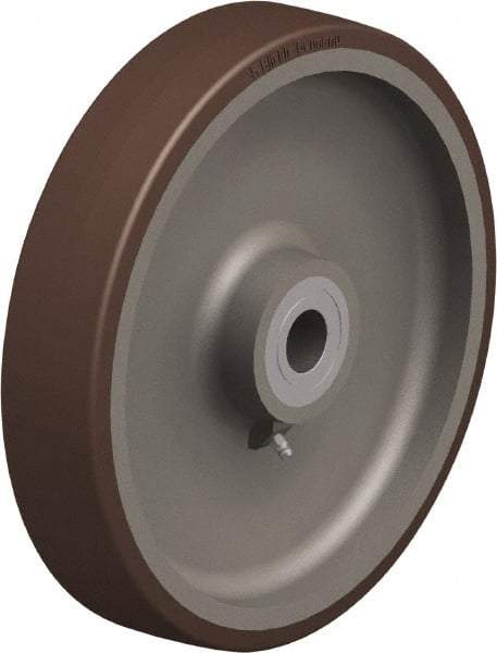 Blickle - 12 Inch Diameter x 2-23/64 Inch Wide, Polyurethane-Elastomer Blickle Besthane Caster Wheel - 3,960 Lb. Capacity, 1-3/16 Inch Axle Diameter, Ball Bearing - Benchmark Tooling