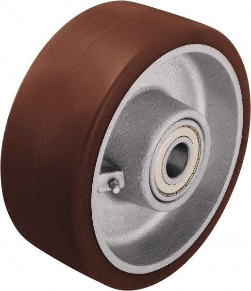 Blickle - 8 Inch Diameter x 3-9/64 Inch Wide, Polyurethane-Elastomer Blickle Besthane Caster Wheel - 3,520 Lb. Capacity, 1 Inch Axle Diameter, Ball Bearing - Benchmark Tooling