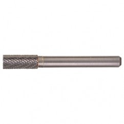 SB-3 Double Cut Solid Carbide Bur-Cylindrical with End Cut - Benchmark Tooling