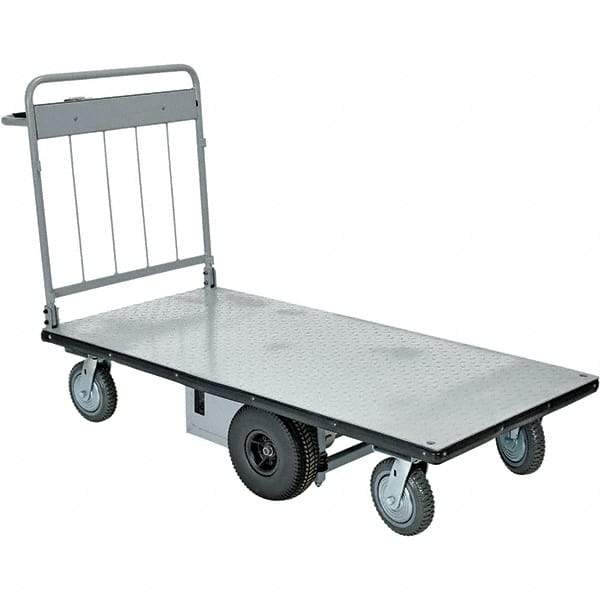 Vestil - 1,500 Lb Capacity Steel Handling Cart - Steel Deck, 28" OAW - Benchmark Tooling