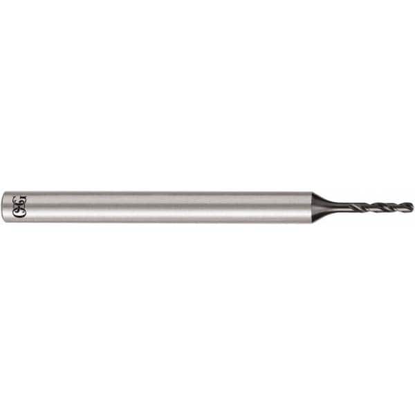 OSG - 3.23mm, 140° Point, Solid Carbide Micro Drill Bit - Benchmark Tooling