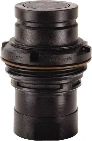 Parker - 1" Nominal Flow, 1 Thread, Nonspill Quick Disconnect Coupling - 60 Max psi, 40 to 140°F, Polypropylene Coupling, Fluorocarbon O-Ring - Benchmark Tooling