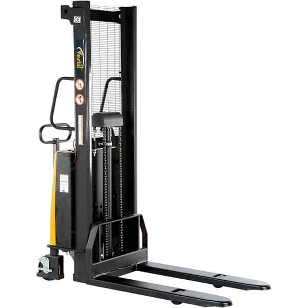 Vestil - Battery Operated Lifts Type: Stacker Powered Lift Load Capacity (Lb.): 2,000 - Benchmark Tooling