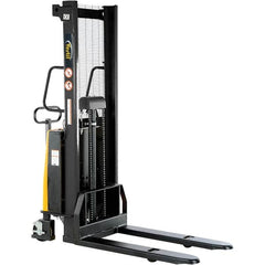 Vestil - Battery Operated Lifts Type: Stacker Powered Lift Load Capacity (Lb.): 2,000 - Benchmark Tooling