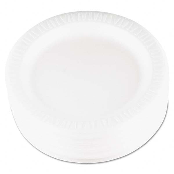 DART - Quiet Classic Laminated Foam Dinnerware, Plate, 9" Diam, WH, 125/PK, 4 Packs/CT - Benchmark Tooling