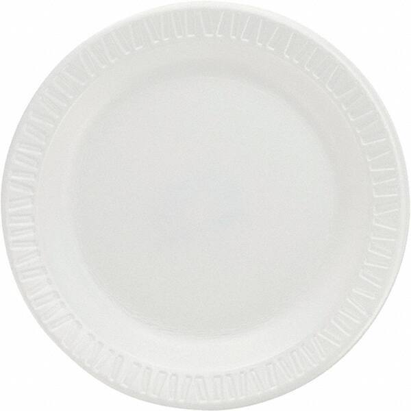 DART - Foam Dinnerware Plates, 6" - White - Benchmark Tooling