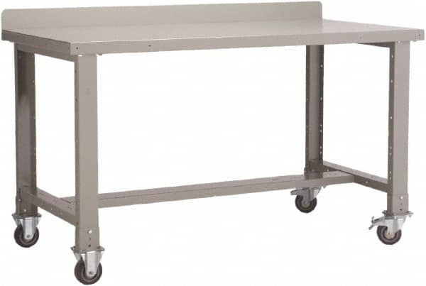 Rousseau Metal - Mobile Workstation - Fixed Leg, 60" Long x 30" Deep x 40" High - Benchmark Tooling