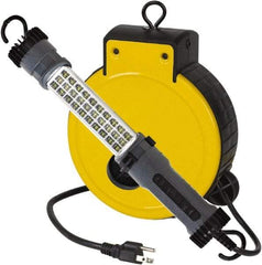 Value Collection - 120 Volt, 5 Watt, Electric, LED Portable Drop Light Work Light - 30' Cord, 1 Head, 300 Lumens, ABS - Benchmark Tooling