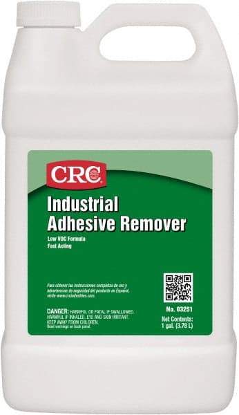 CRC - 1 Gal Bottle Adhesive Remover - VOC Content g/L 0, Removes Adhesives - Benchmark Tooling