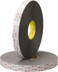 3M - 1" x 36 Yd Acrylic Adhesive Double Sided Tape - 45 mil Thick, Polyethylene Foam Liner, Series 5952WF - Benchmark Tooling