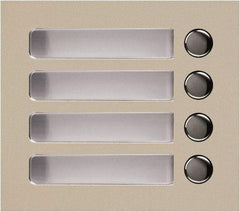 Aiphone - Public Address & Intercom Accessories Type: Four Call Button Panel For Use With: GF and GT Series - Benchmark Tooling