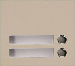 Aiphone - Public Address & Intercom Accessories Type: Two Call Button Panel For Use With: GF and GT Series - Benchmark Tooling