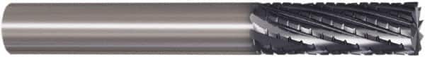 Seco - 6mm, 18mm LOC, 6mm Shank Diam, 65mm OAL, 6 Flute, Solid Carbide Square End Mill - Single End, Dura Finish, Helical Flute, 20° Helix, Right Hand Cut, Right Hand Flute, Series JC875 - Benchmark Tooling
