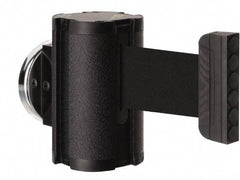 Lavi Industries - 3-1/2" High x 2-1/2" Long x 2-1/2" Wide Magnetic Wall Mount Barrier - Aluminum, Powdercoat Finish, Black, Use with Magnetic Wall Mount Barriers - Benchmark Tooling