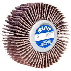 2 1/2″ × 1″ × 1/4″ High Performance Flap Wheel 180 Grit Ceramic Alumina / Aluminum Oxide - Benchmark Tooling