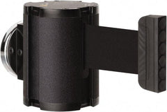 Lavi Industries - 3-1/2" High x 2-1/2" Long x 2-1/2" Wide Magnetic Wall Mount Barrier - Aluminum, Powdercoat Finish, Black, Use with Magnetic Wall Mount Barriers - Benchmark Tooling